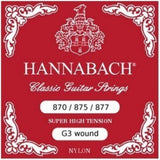 Hannabach 877SHT aluminiumlindad G3-sträng, extra hög spänning