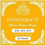Hannabach 870SLT KVS-omspunnen G3-sträng, super low tension