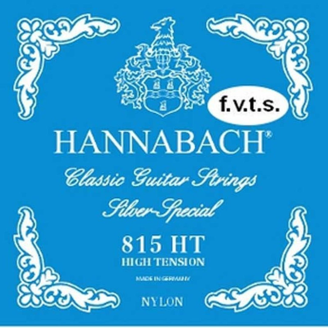 Hannabach Strängar för klassisk gitarr 815 F.V.T.S. Silver Special - Set hög (815FHT)