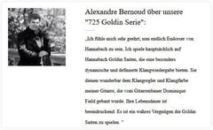 Hannabach Strängar för klassisk gitarr Serie 725 Medel/hög spänning Goldin - Set medelhög (725MHT)