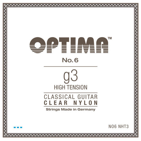 Optima No. 6 G3 klassisk gitarrsträng, nylon, high tension