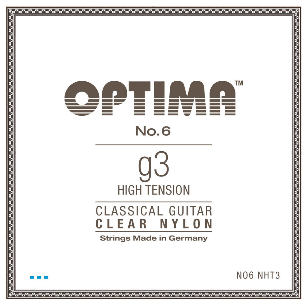 Optima No. 6 G3 klassisk gitarrsträng, nylon, high tension