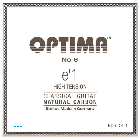 Optima No. 6 E1 klassisk gitarrsträng, kolfiber, hög spänning