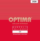 Optima 2124 mandolinsträng G .036w, Goldin Flatwound (par)