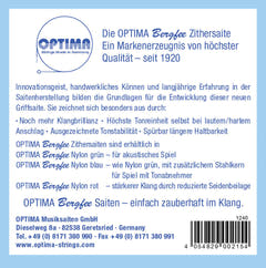 Optima Bergfee 1240 greppbrädesträng a´ för cittra, München, Normal