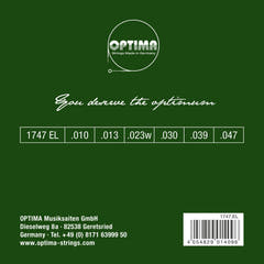 Optima strängar för akustisk Gitarrer Gold strings - Set (1747EL)