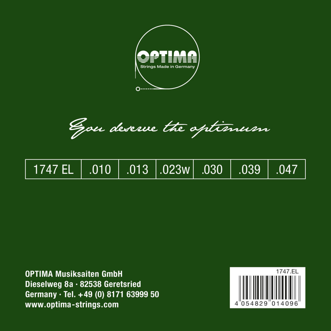 Optima strängar för akustisk Gitarrer Gold strings - Set (1747EL)