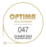 Optima Gold E6 .047w western-gitarrsträng, GA047
