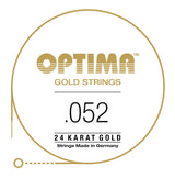Optima Gold E6 .052w westerngitarrsträng, GA052