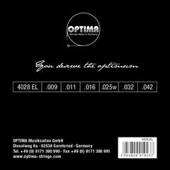 Optima-strängar för elgitarr kromsträngar round wound – set (4028EL)