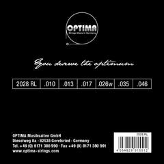Optima Strängar för elgitarr Gold strings roundwound - Set (2028 RL)