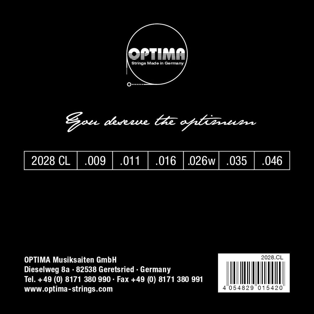 Optima Strings for E-guitar Gold strings round wound - Set (2028 CL)
