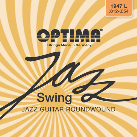 Optima strängar för elgitarr Jazz Swing krom roundwound - Set (1947L)