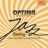 Optima strängar för elgitarr Jazz Swing krom roundwound - Set (1947L)