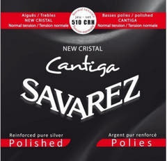 Savarez Strängar för klassisk gitarr New Cristal Cantiga - Normal set, polished (510CRH)