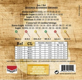 Savarez A130CL Bronze western-gitarrsträngar, custom light .011 till .052