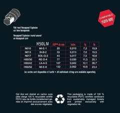 Savarez H50LM Hexagonal Explosion, medium light .010 till .052