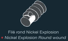 Savarez X50LMW Nickel Explosion med lindad G, .010 till .052