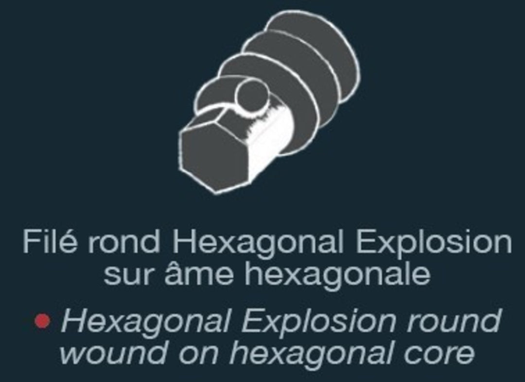 Savarez elbassträngar Hexagonal Explosion - 5-str. Ex-Light (B70XL5)