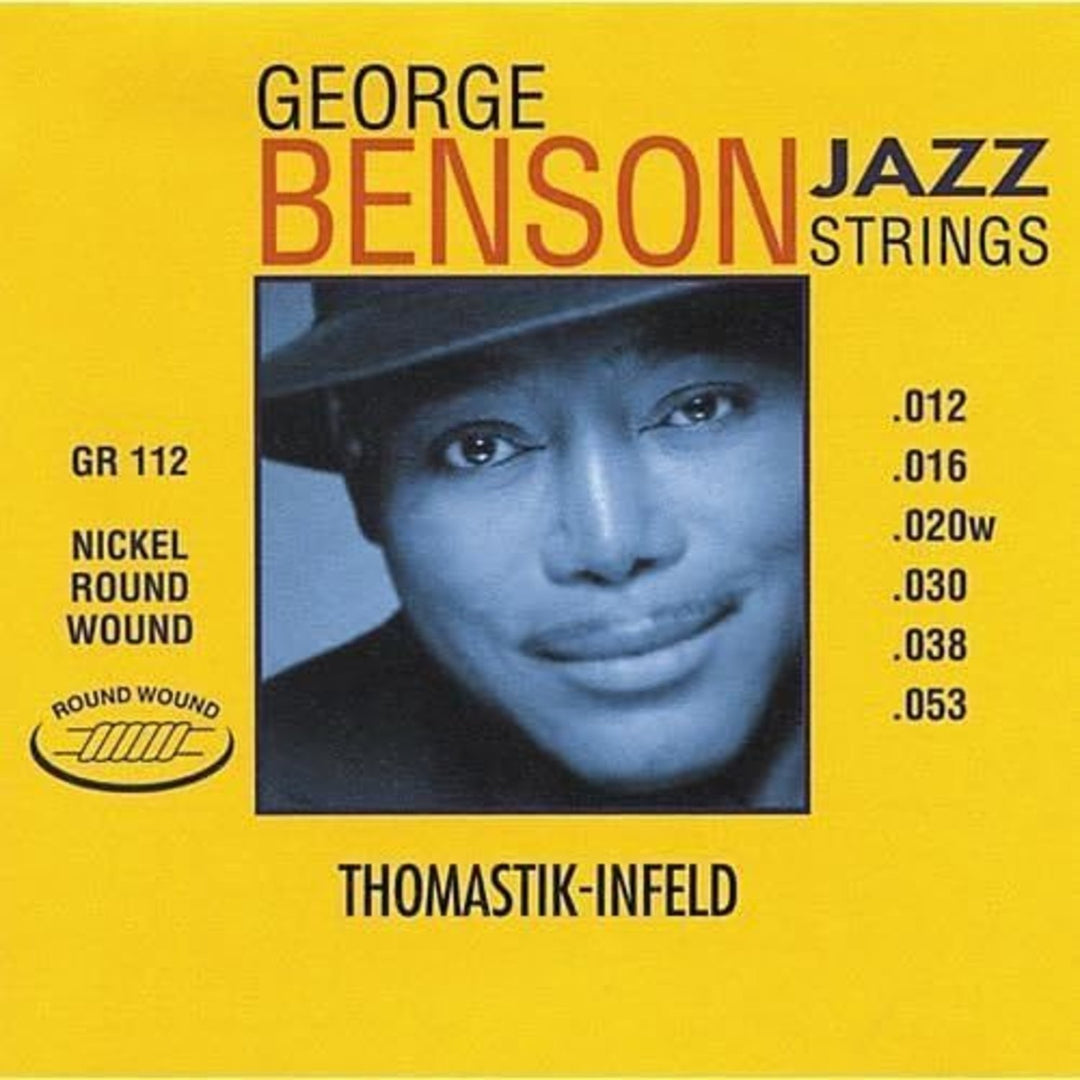 Thomastik-Infeld Strängar för elgitarr George Benson Jazz Gitarrer - Set roundwound (GR112)