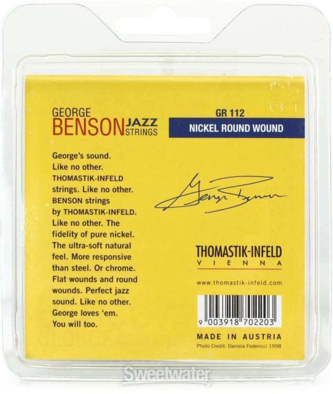 Thomastik-Infeld Strängar för elgitarr George Benson Jazz Gitarrer - Set roundwound (GR112)
