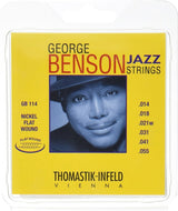 Thomastik-Infeld Strängar för elgitarr George Benson Jazz Gitarrer - Set heavy flatwound (GB114)