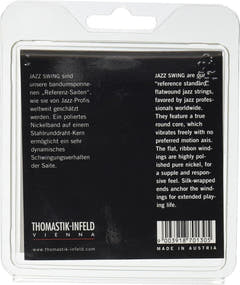 Thomastik-Infeld strängar för elgitarr Jazz Swing Series Nickel Flat Wound - set 012 flatwound (JS112)
