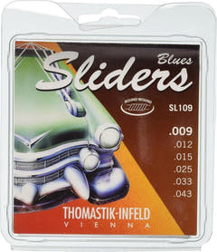 Thomastik-Infeld strängar för elgitarr Sliders Blues Series - set 009 light (SL109)
