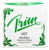 Prim Precision strängset för cello 4/4, kromstål, medium