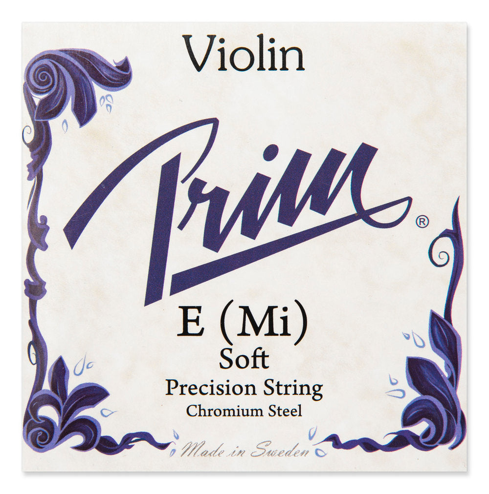 Prim E-sträng för fioler, stål, mjuk
