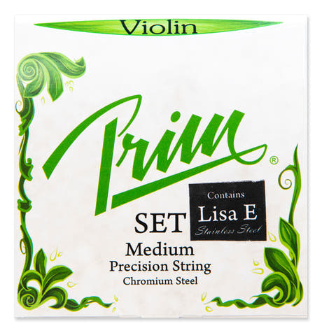 Prim Fioler-strängar i rostfritt stål - set med Lisa E (Medium)