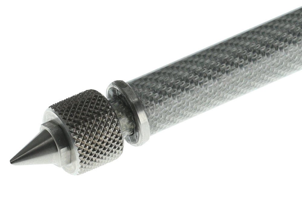 Stahlhammer ändpinne i kolfiber till cello, medium 27 till 47 cm, silver
