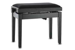 GEWA pianobänk Deluxe Autolift - svart matt