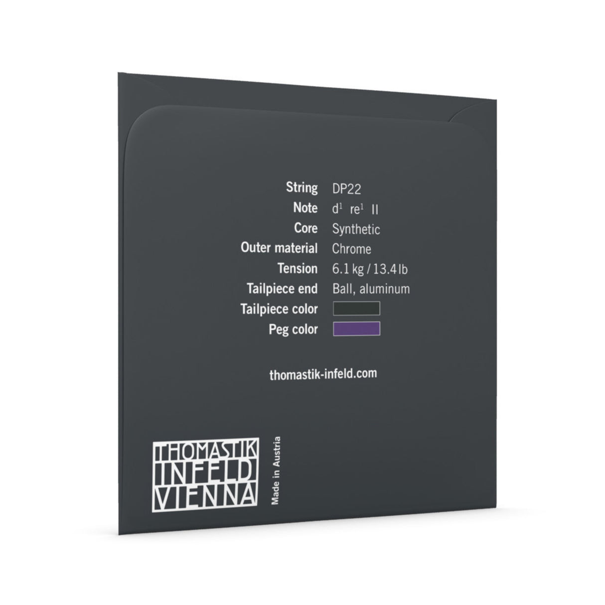 Thomastik-Infeld strängar för viola DOMINANT PRO - D syntetisk kärna, krom (DP22)