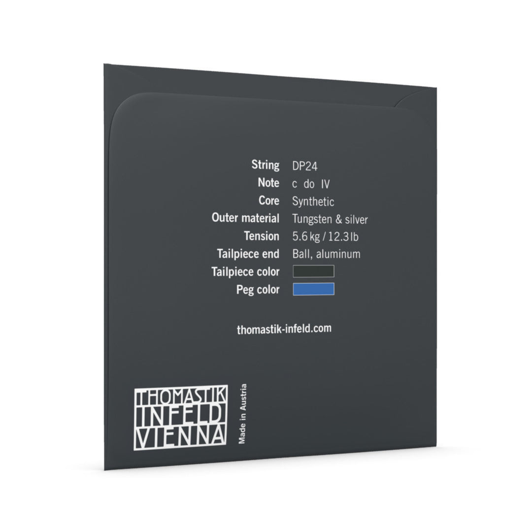Thomastik-Infeld strängar för viola DOMINANT PRO - C syntetisk kärna, Tungsten/Silver (DP24)