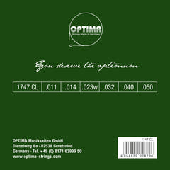Optima strängar för akustisk Gitarrer Gold strings - Set (1747CL)