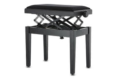 GEWA pianobänk Deluxe Autolift - svart matt