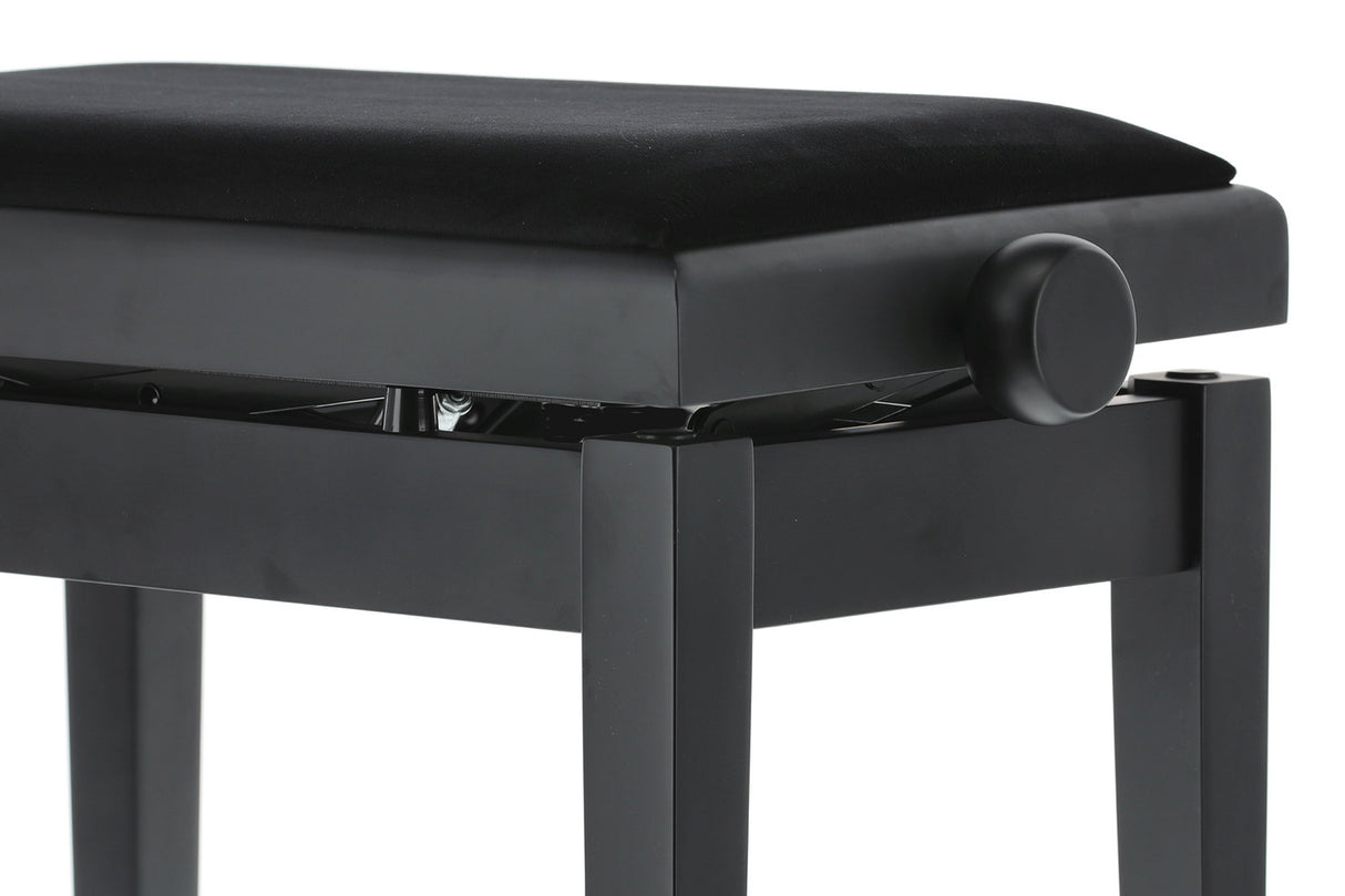 GEWA pianobänk Deluxe Autolift - svart matt