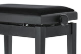 GEWA pianobänk Deluxe Autolift - svart matt
