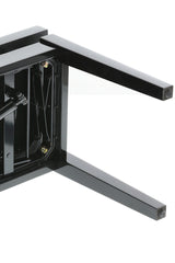 GEWA pianobänk Deluxe Autolift - svart högglans