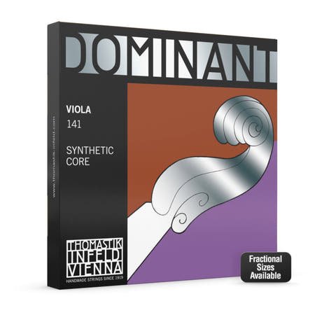 Thomastik-Infeld strängar för viola Dominant med nylonkärna - set 1/2 (141 1/2)