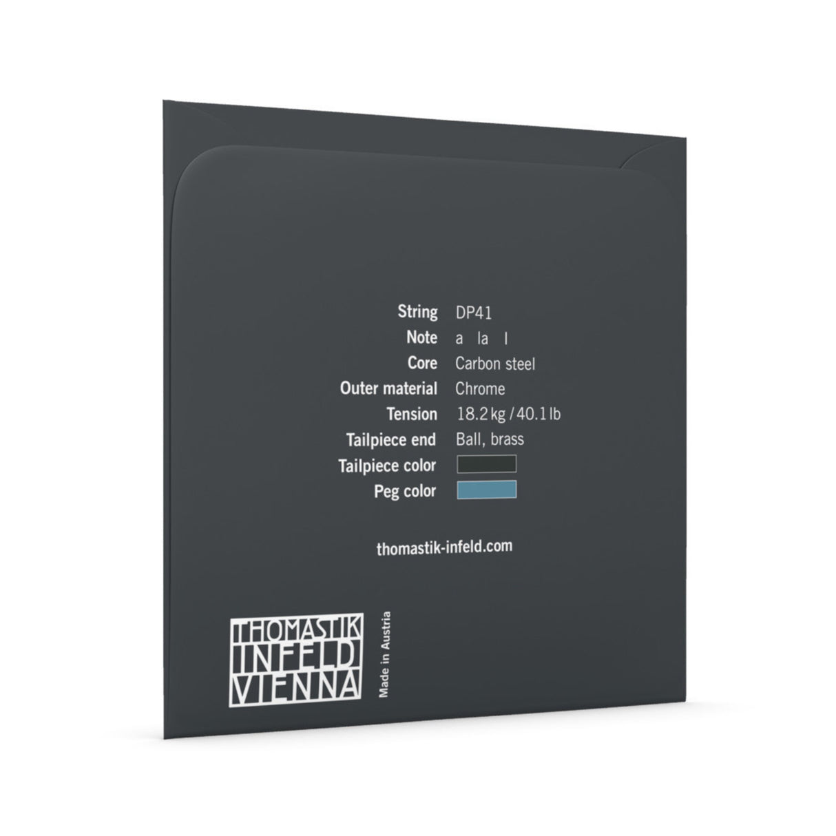 Thomastik-Infeld Cellos-strängar Dominant Pro - A kolfjäderstål, krom (DP41)