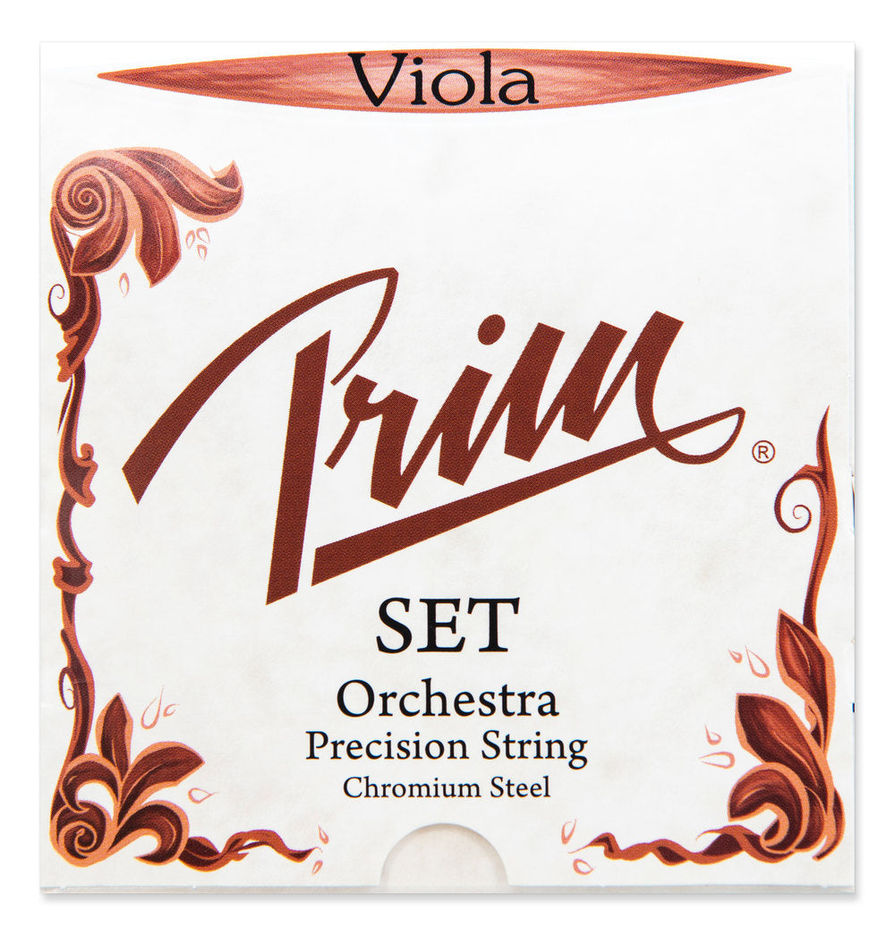 Prim strängset till viola, stål med kromstål, orchestra