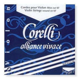Corelli Strängar för Fioler Alliance Vivace - Medium 804M