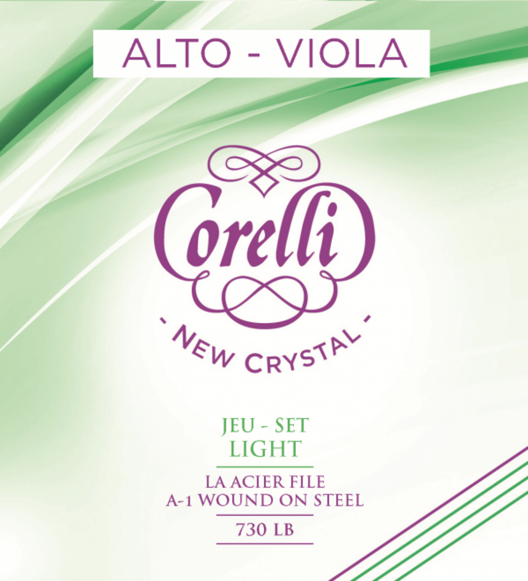 Corelli strängar för viola New Crystal - Light (730LB)