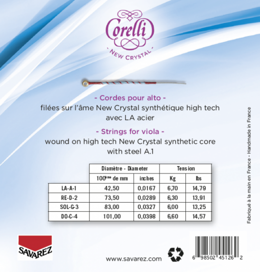 Corelli strängar för viola New Crystal - Medium (730MB)