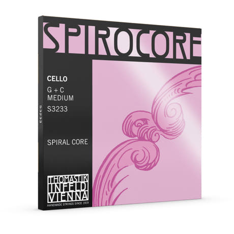 Thomastik-Infeld Cellos-strängar Spirocore spiralkärna - Set G+C volfram medium (S3233)