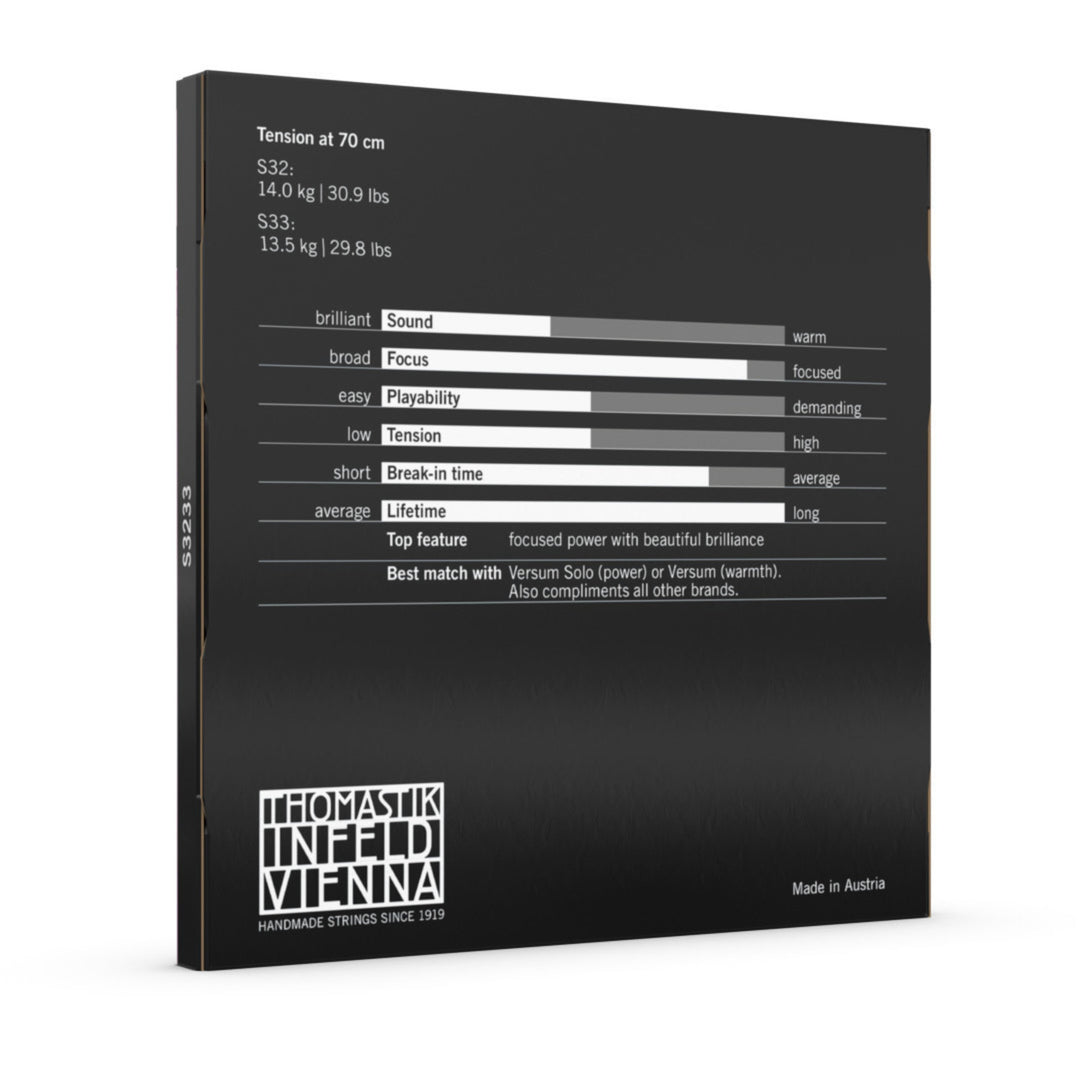 Thomastik-Infeld Cellos-strängar Spirocore spiralkärna - Set G+C volfram medium (S3233)