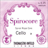 Thomastik-Infeld Cellos-strängar Spirocore spiral core - Medium (S25)