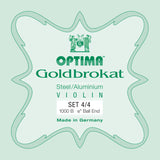 Optima Fiolersträngar Goldbrokat - Set 4/4 (1000B)